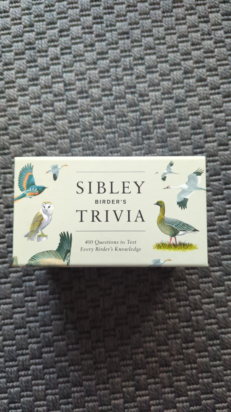 Sibley Birder's Trivia Game Cards