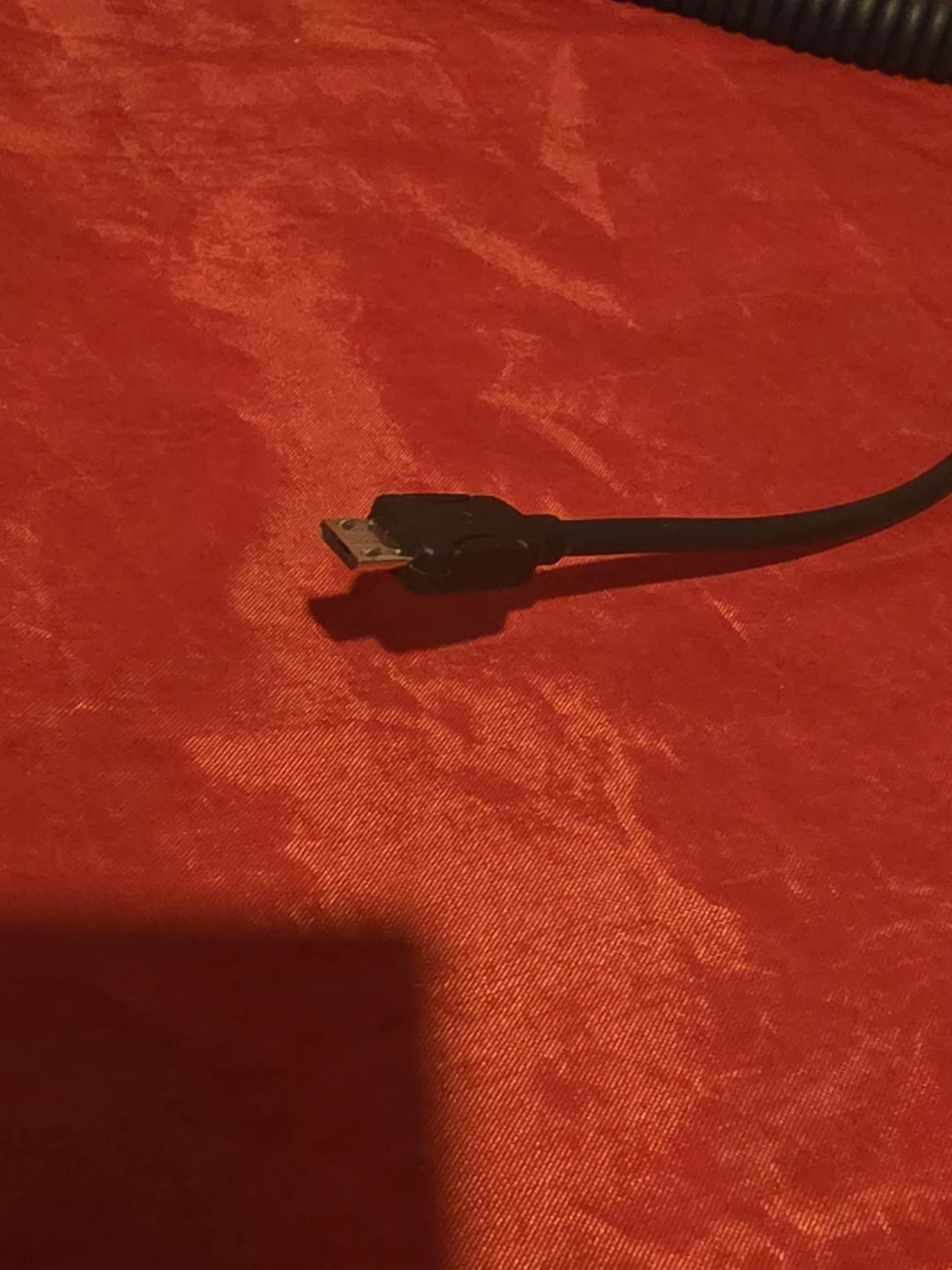 Black Coiled Car Charger with USB-A Port - photo 3