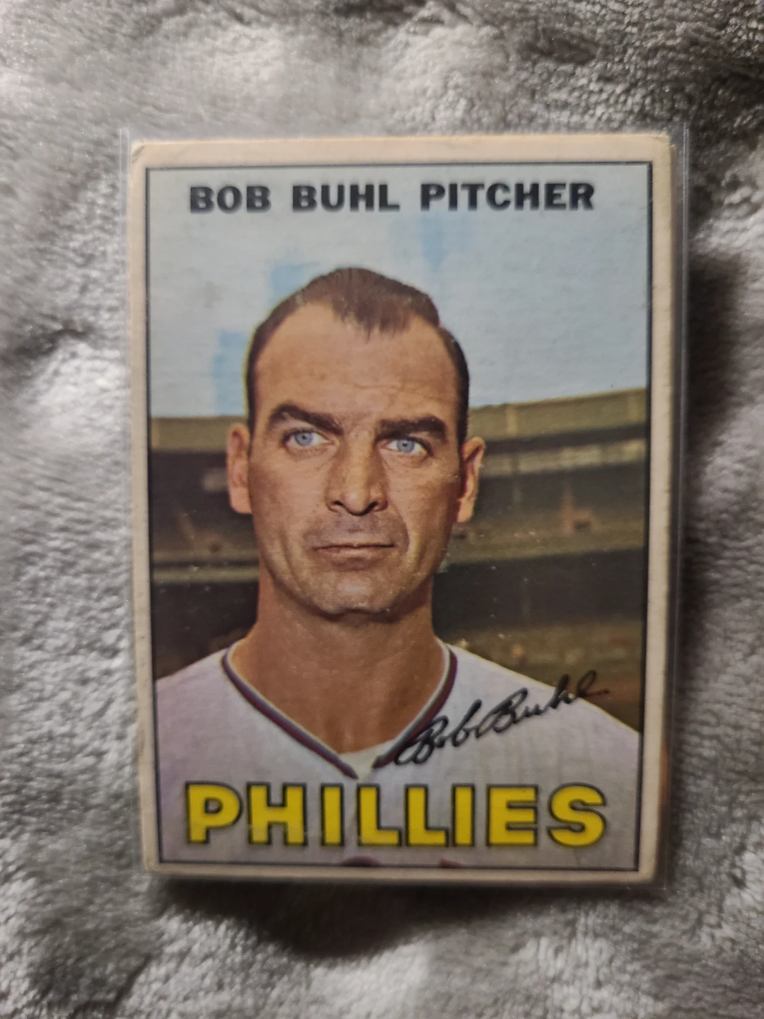 1967 Topps Bob Buhl Pitcher Baseball Card