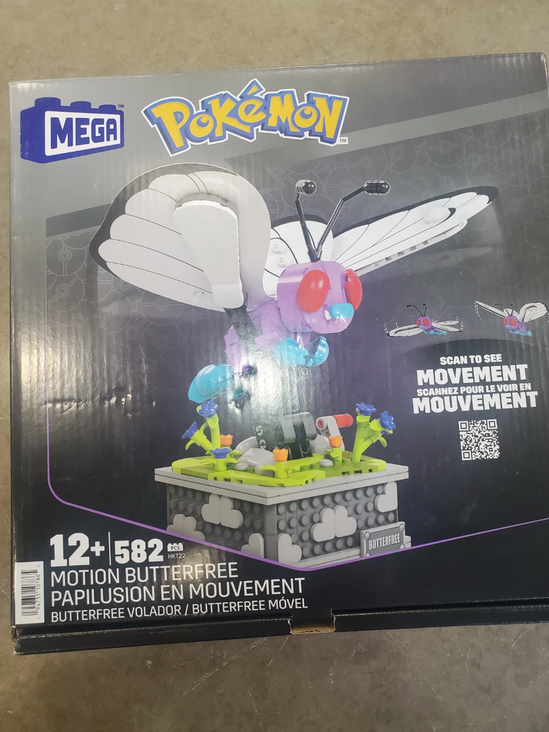Mega Pokémon Motion Butterfree Building Set