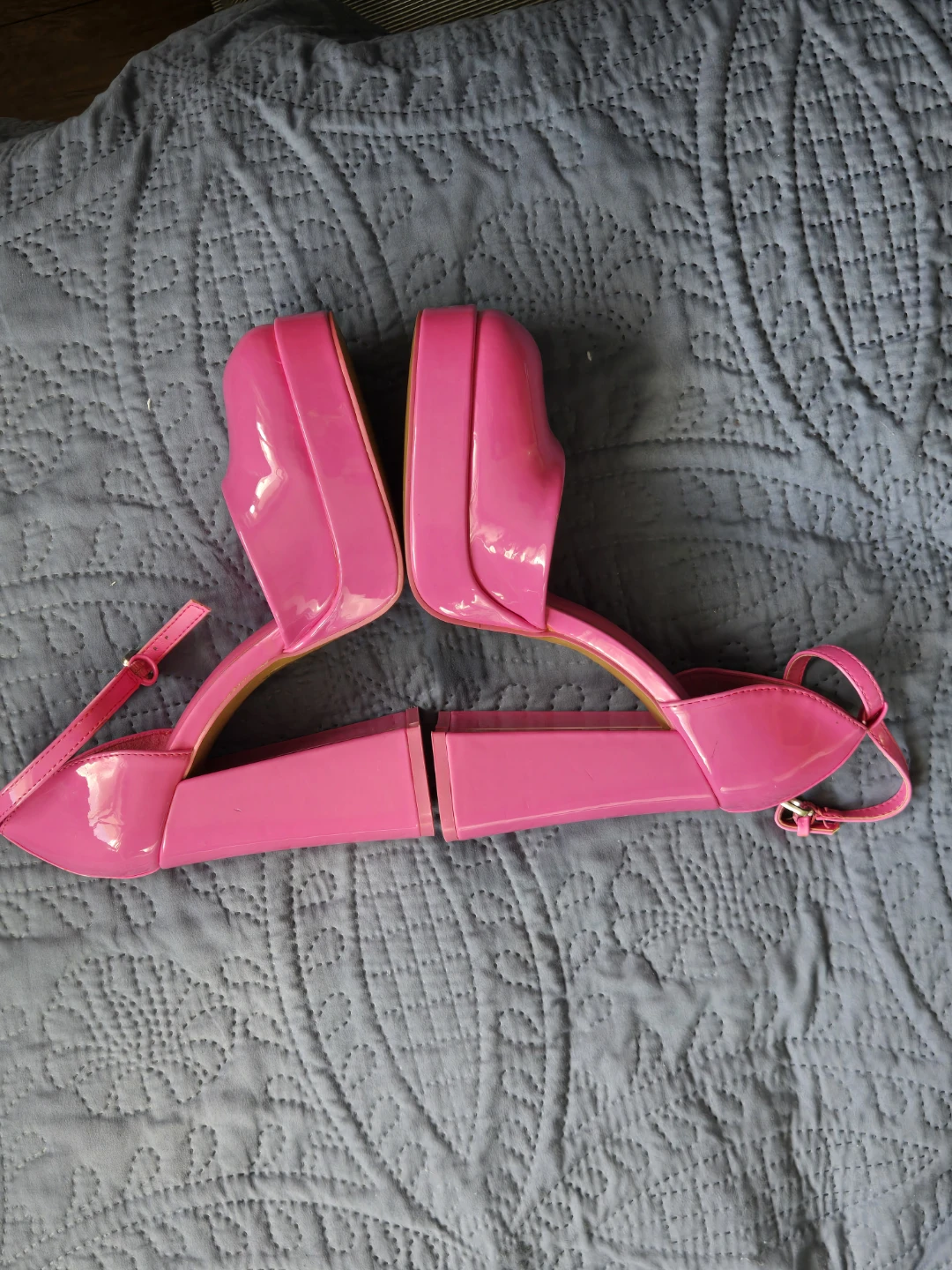 Pink Platform Heels - photo 4