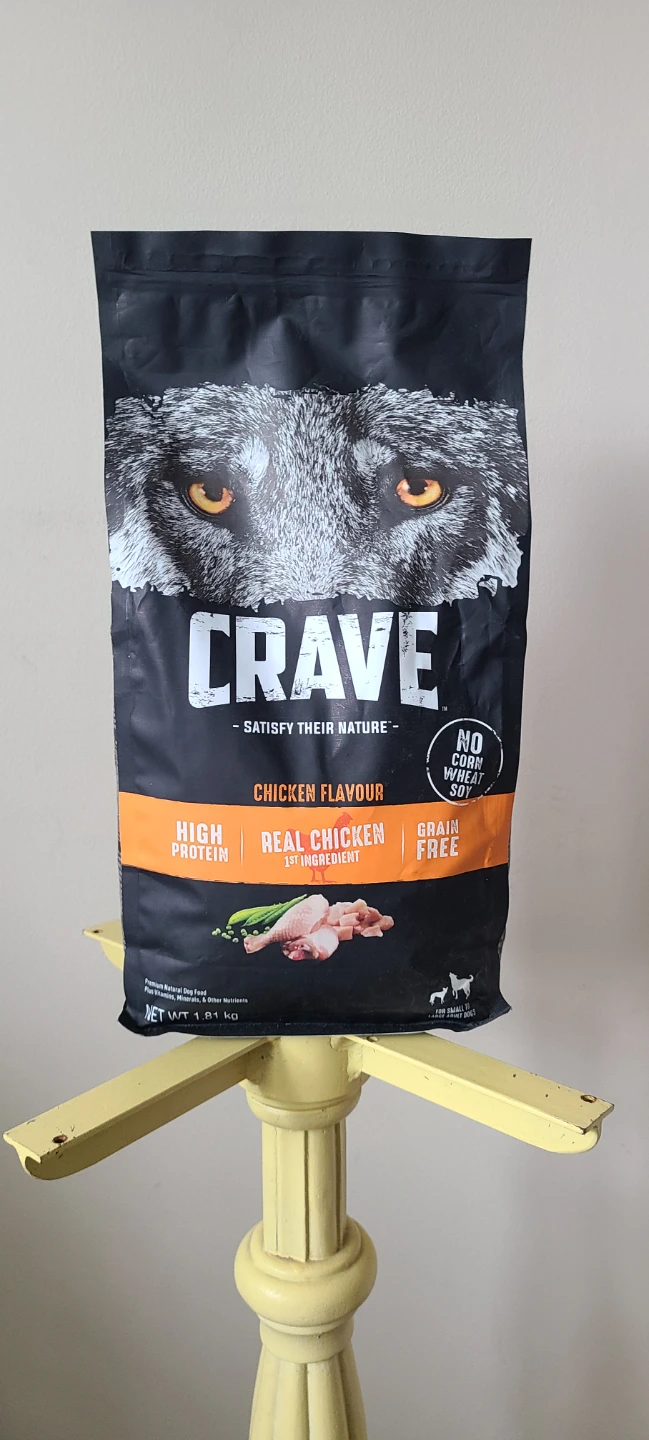 CRAVE Sealed Bag Premium Natural Dog Food - 1.81 kg Chicken