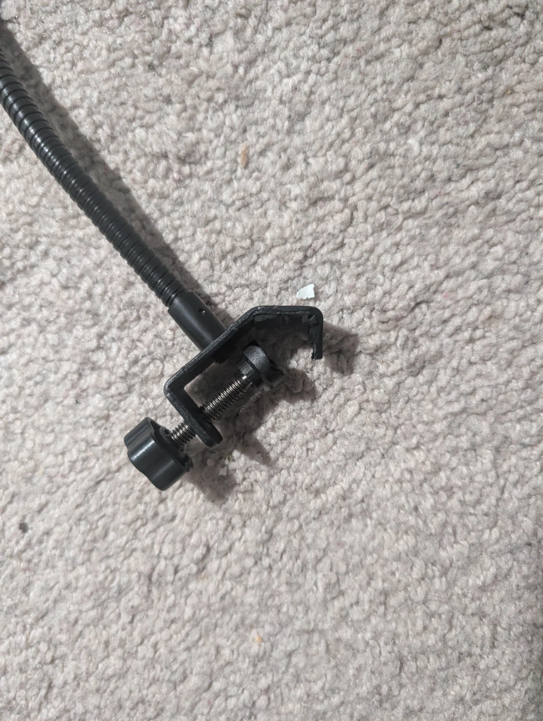 Black Microphone Pop Filter with Clamp