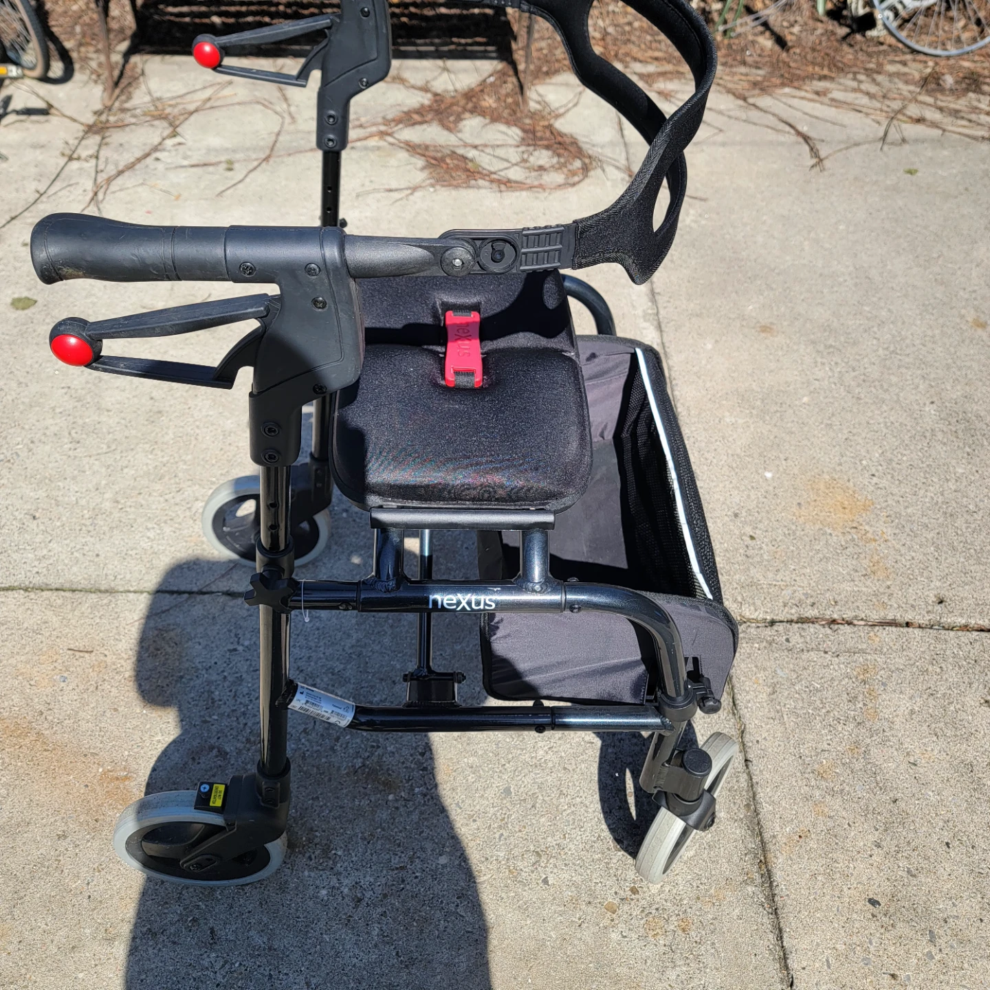 Nexus 3 standard  Rollator Walker with Seat & Bag 330lb limit - photo 2