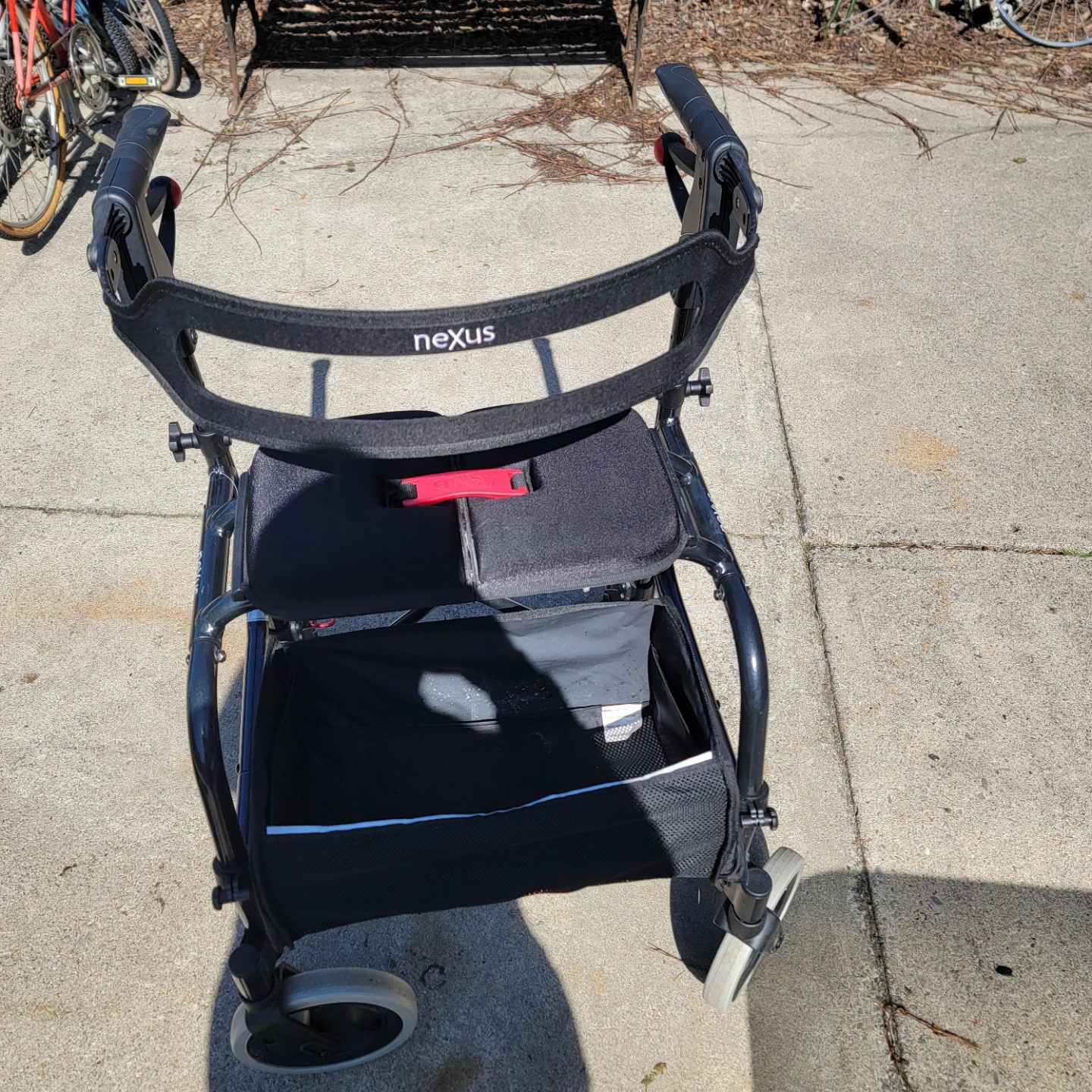 Nexus 3 standard  Rollator Walker with Seat & Bag 330lb limit - photo 3