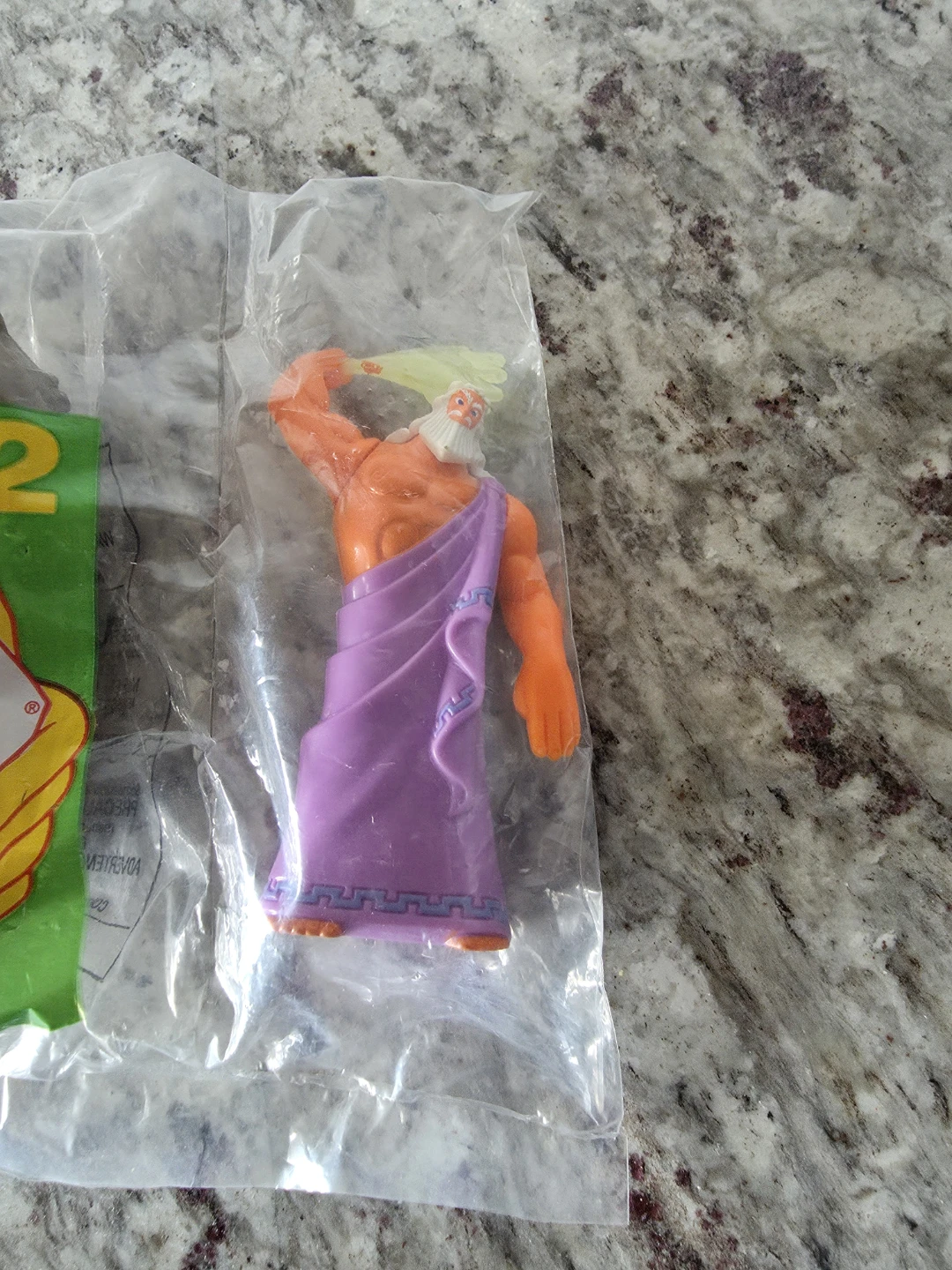 1996 McDonalds Happy Meal Toy Hercules Zeus Rock Titan - photo 2