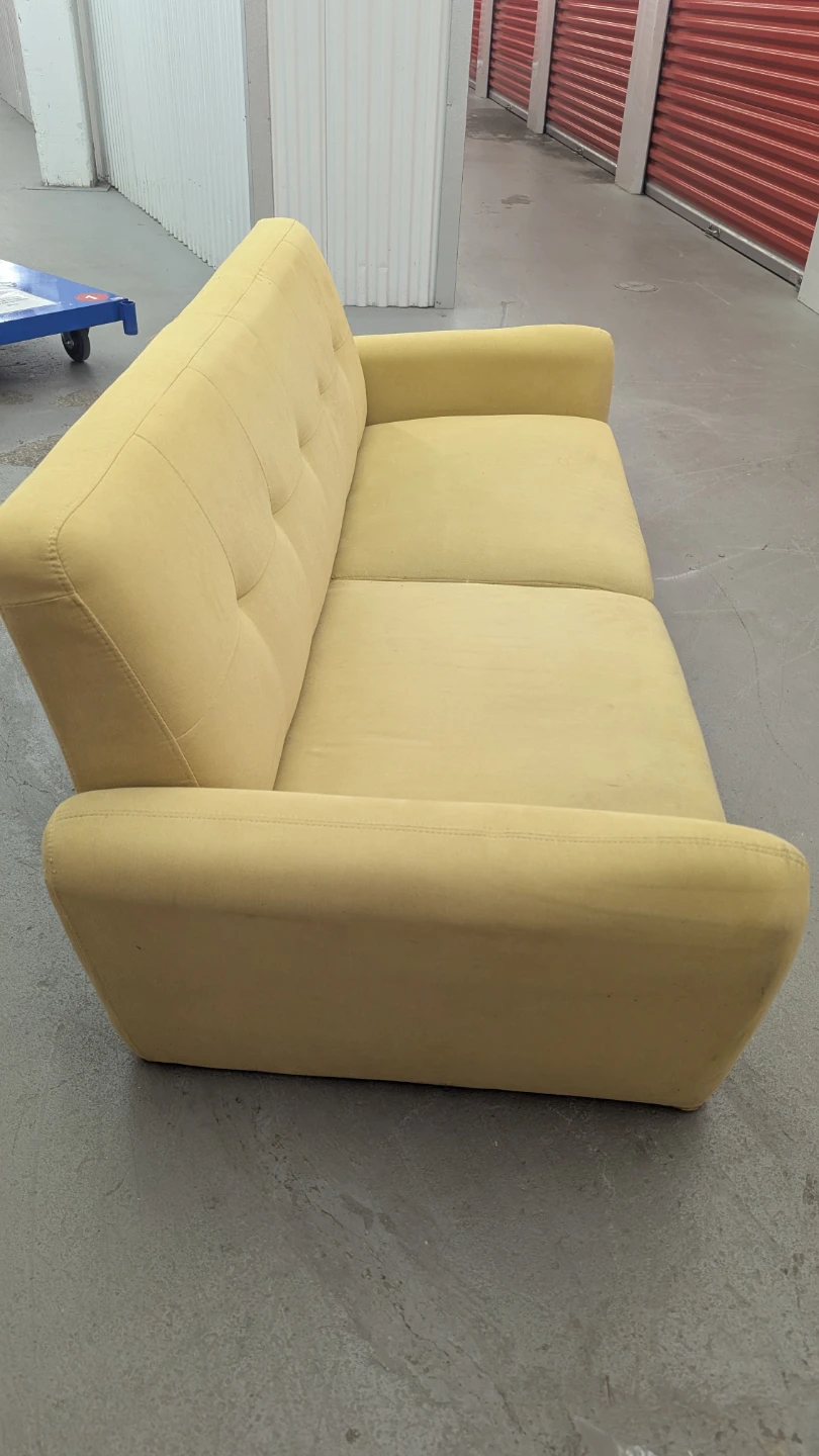 Free Delivery - Mustard Couch - photo 2