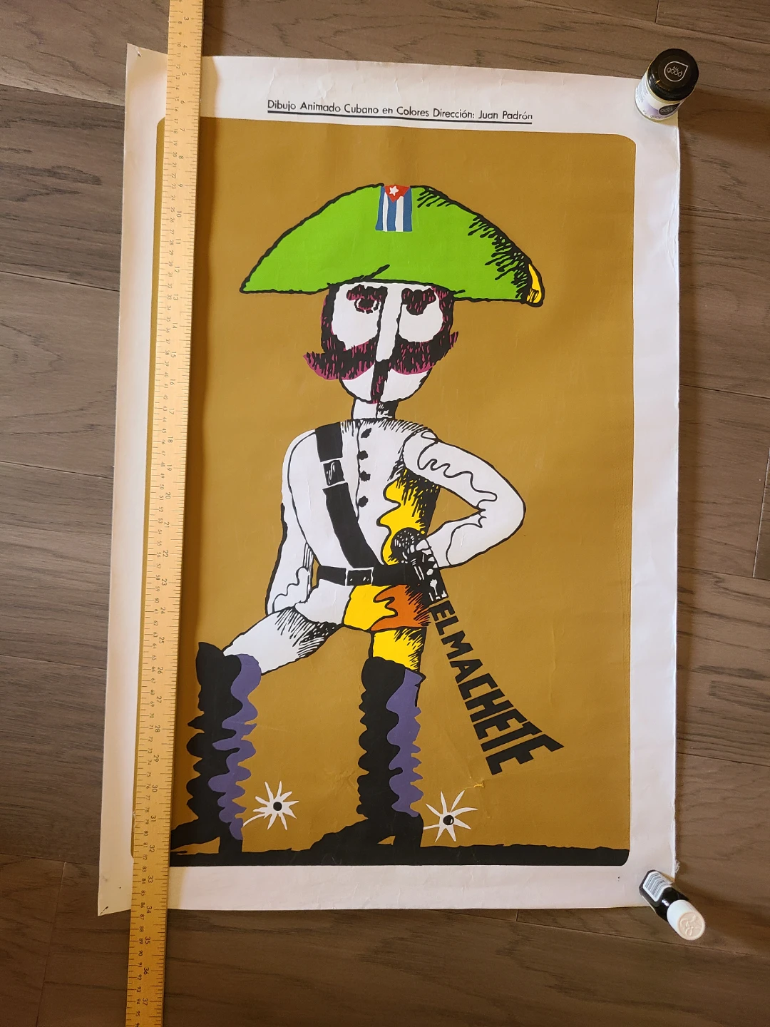Cuban Animated Drawing Poster by Juan Padrón El machete 🌱