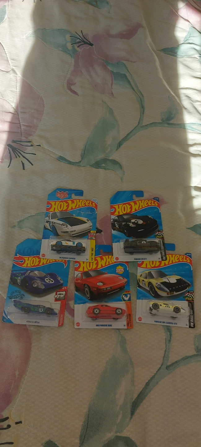 Hot Wheels Porsche Die-Cast Cars - 5 Pack