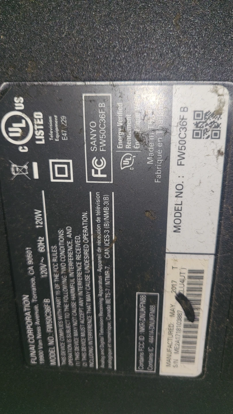 Sanyo FW50C36FB 50" LED TV - photo 2