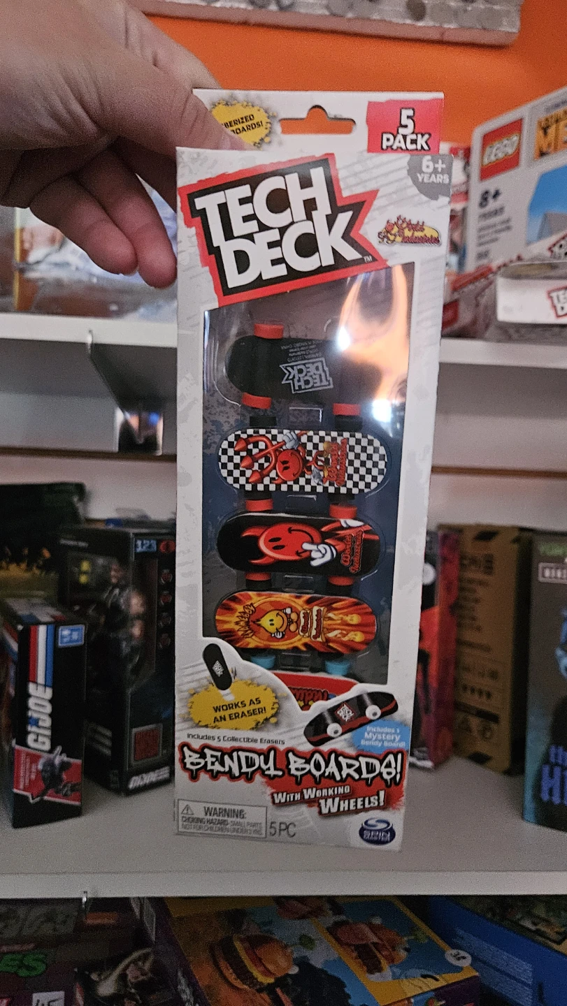 Tech Deck Bendy Boards 5 Pack Fingerboards