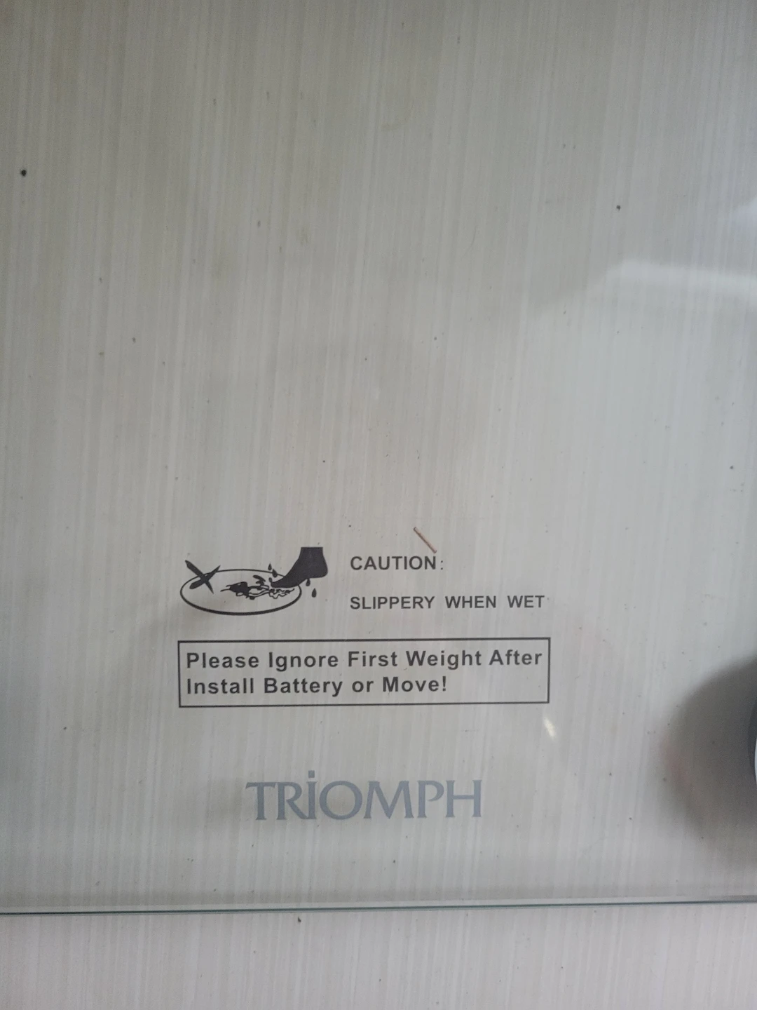 TRIOMPH Glass Digital Bathroom Scale BG630L - photo 2