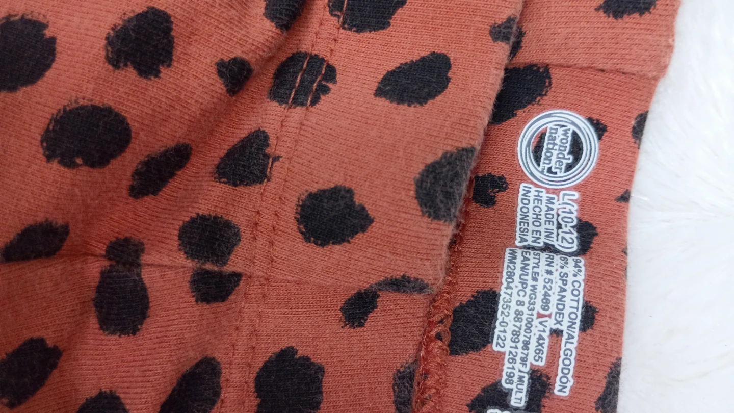 Wonder Nation Leopard Print Leggings Size L (10-12) - photo 3
