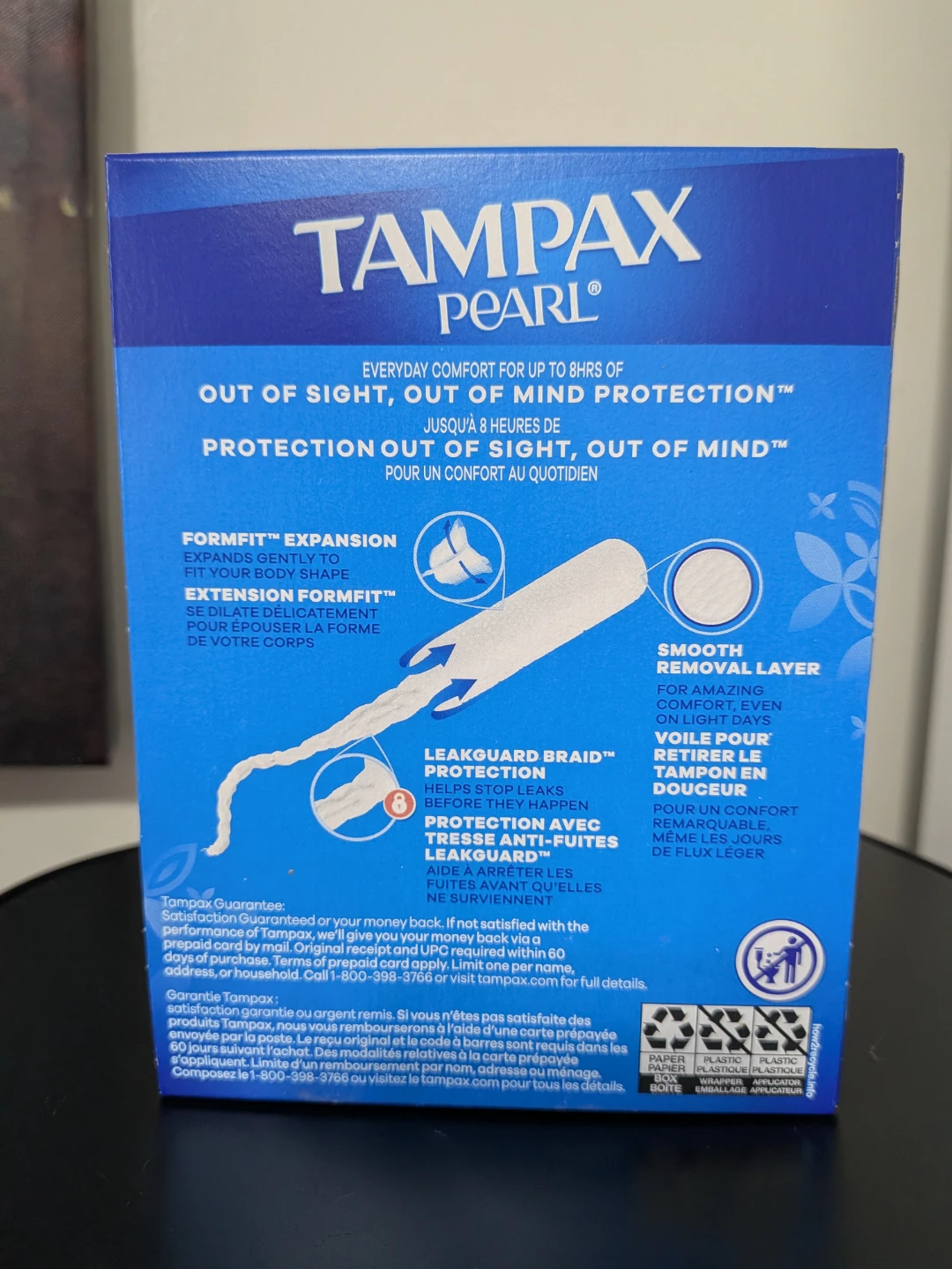 Tampax Pearl Super Absorbency Tampons, 18 Count 🌱 - photo 3