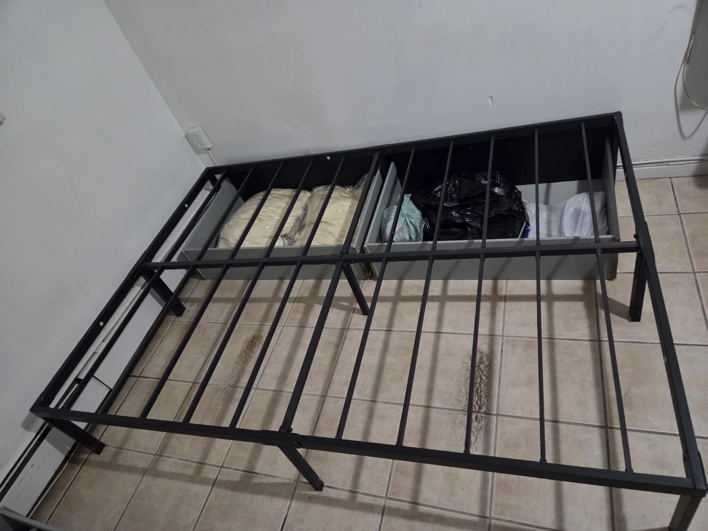 Black Metal Bed Frame