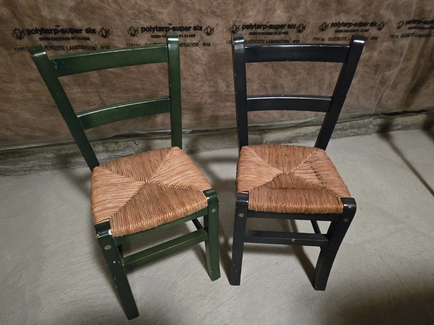 Set of 2 Chairs - Green and Blue - photo 2