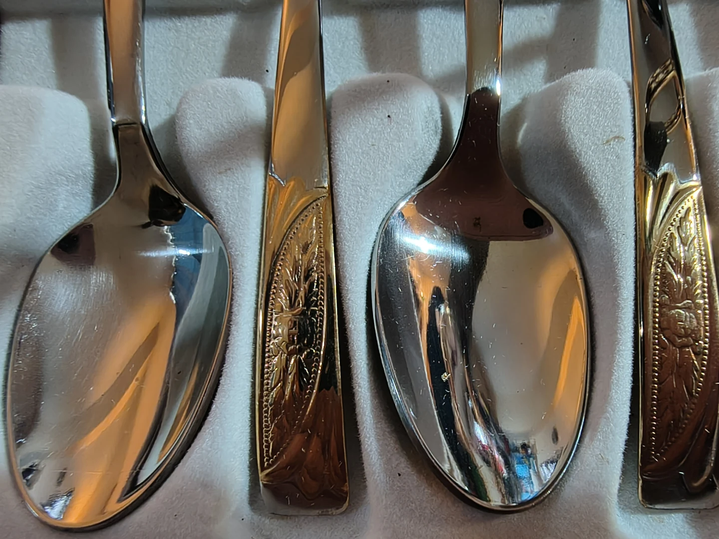 Inoxpran Linea Gold Spoons Set 24k gold - photo 2