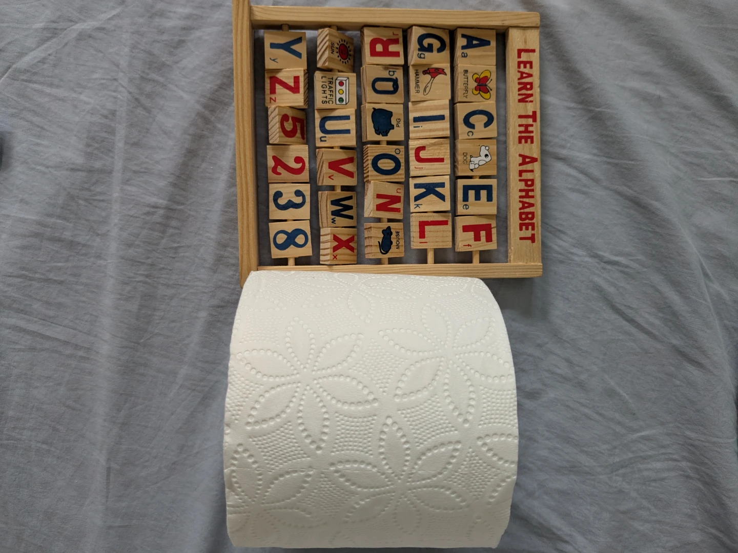 Wooden Alphabet and Number Learning Toy - photo 4