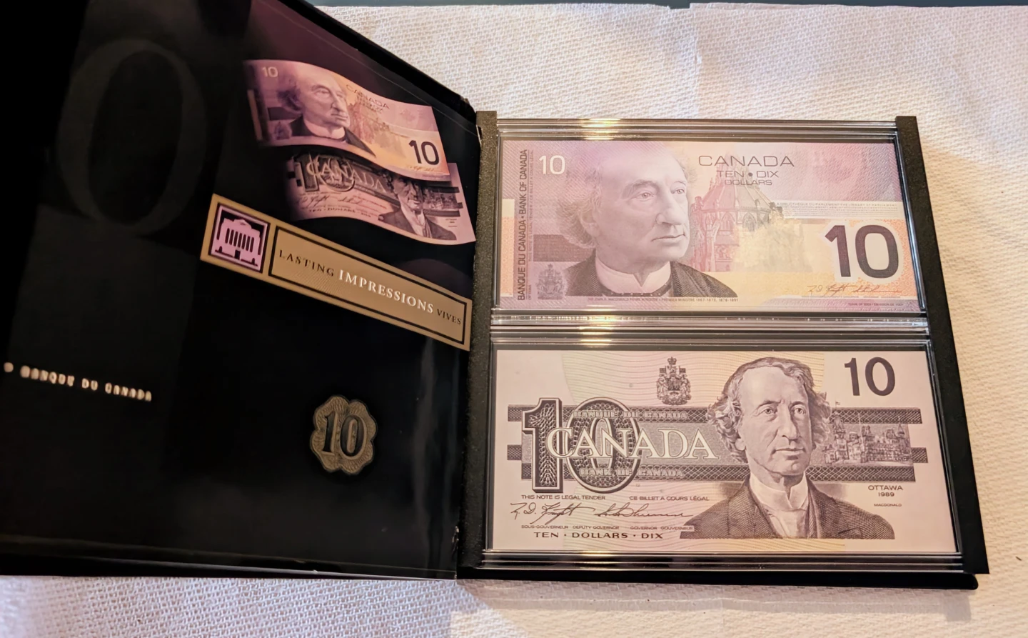 Bank of Canada "Lasting Impressions" 1986-2001 Dual Series Set