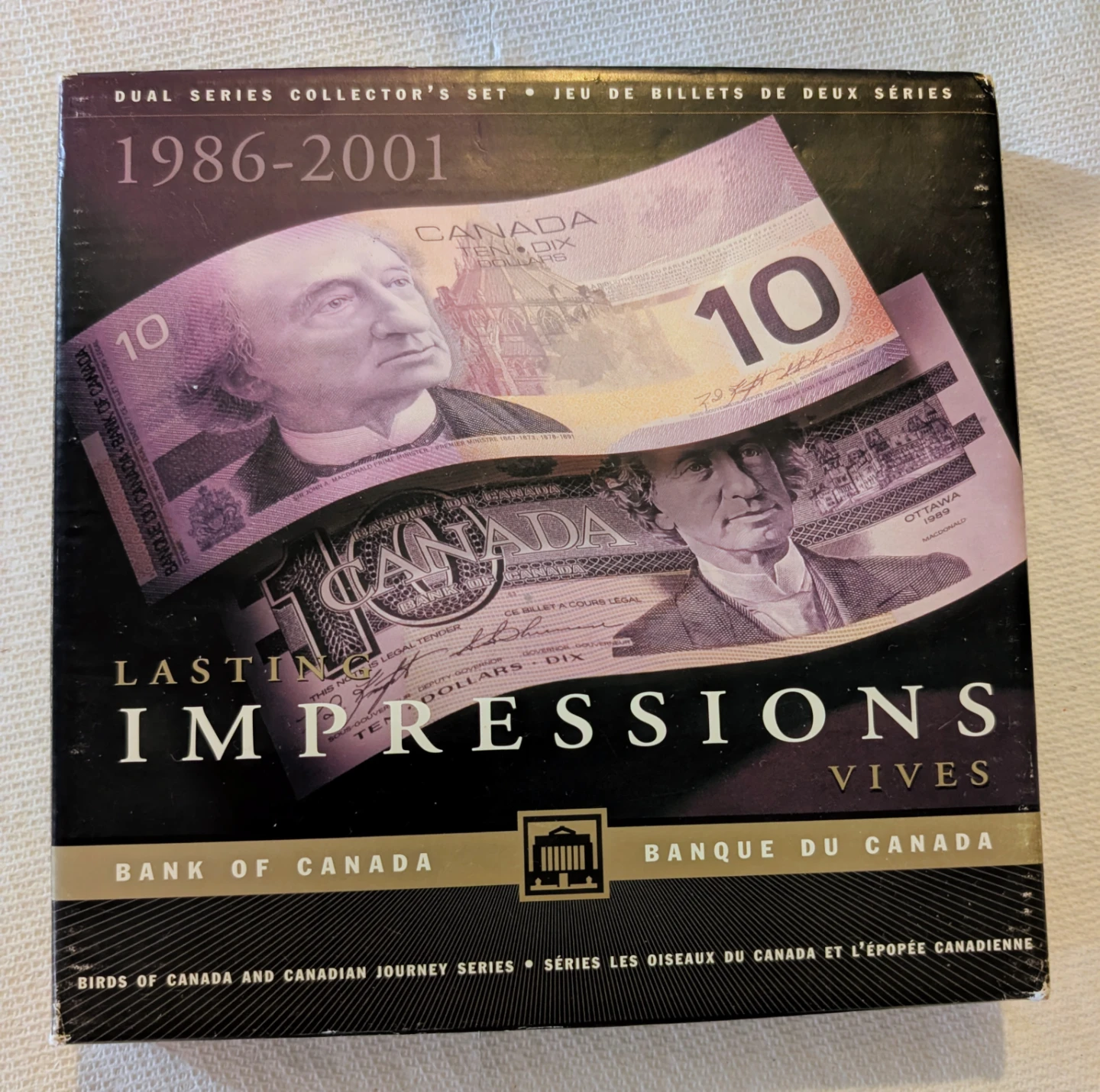 Bank of Canada "Lasting Impressions" 1986-2001 Dual Series Set - photo 5