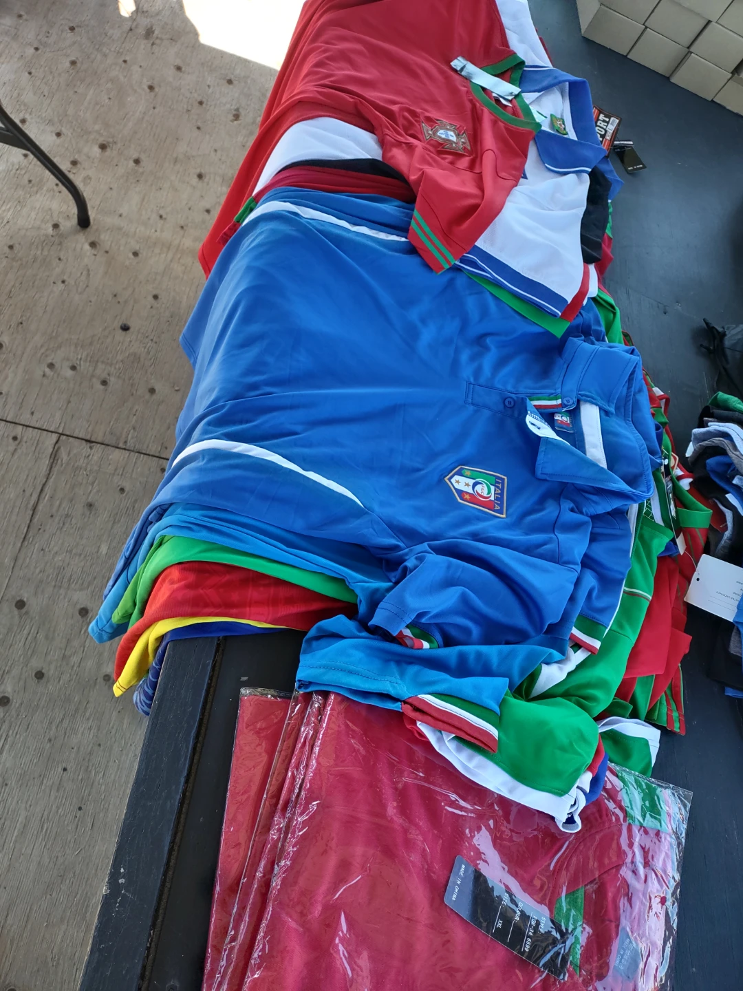 Free delivery Bundle of Soccer Jerseys selling them as Lot