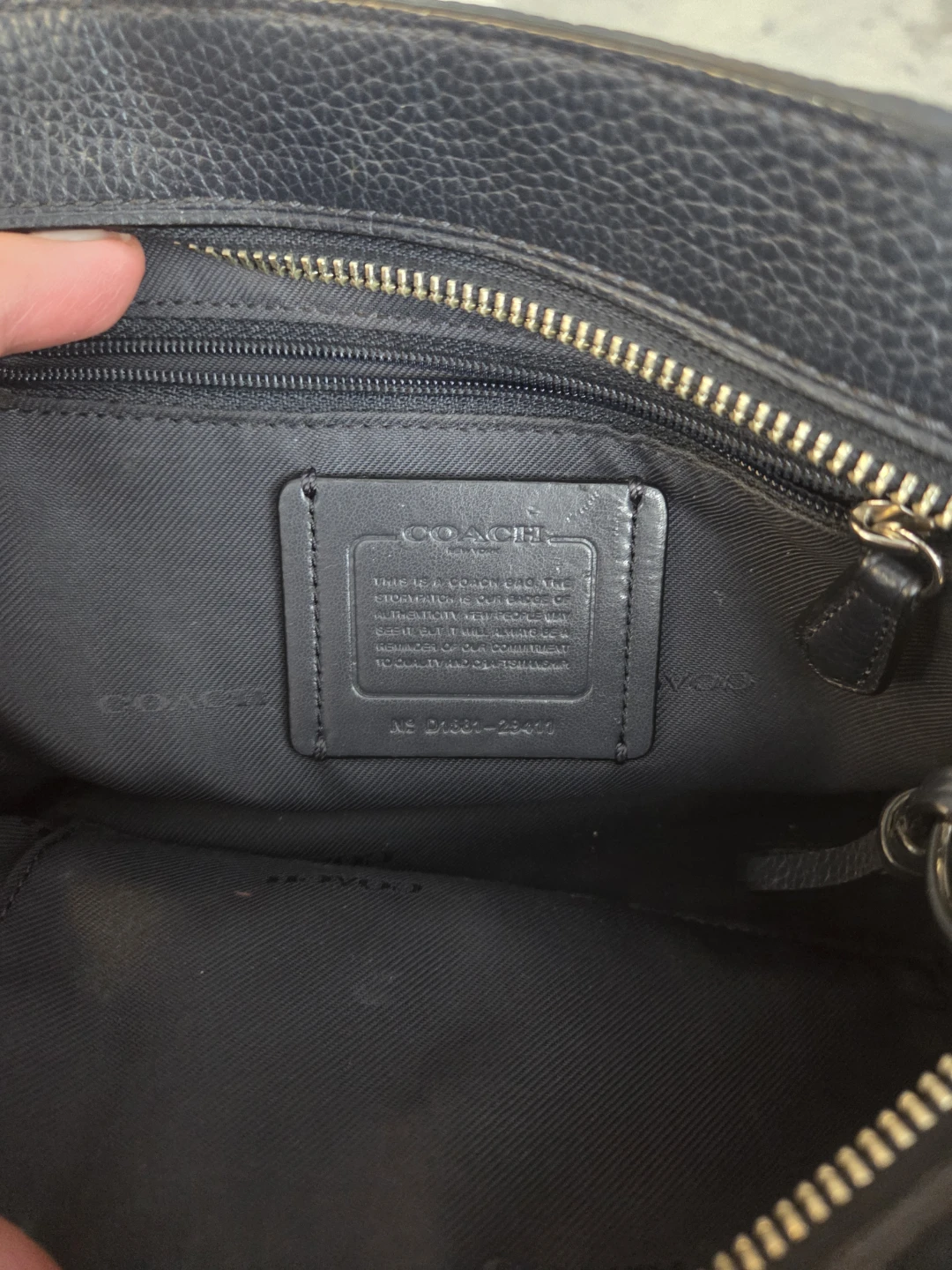Coach Pebbled Leather Crossbody Bag - photo 2
