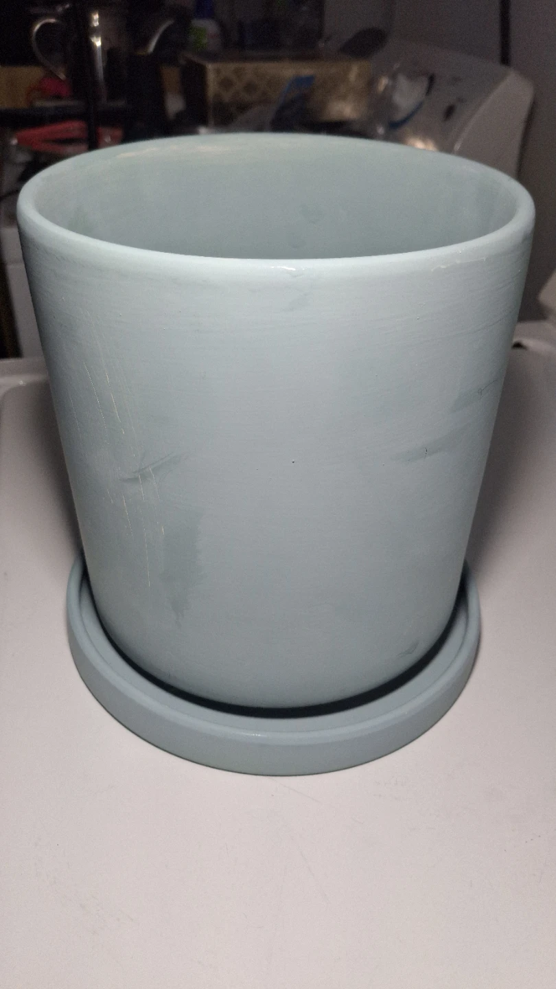 Light Blue Ceramic Planter 🪴🪴