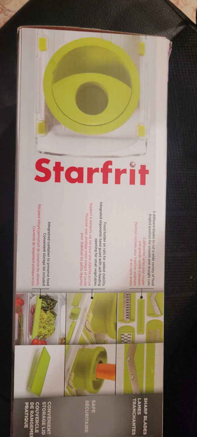 Starfrit EasyMandoline Slicer with 5 Blades - photo 2
