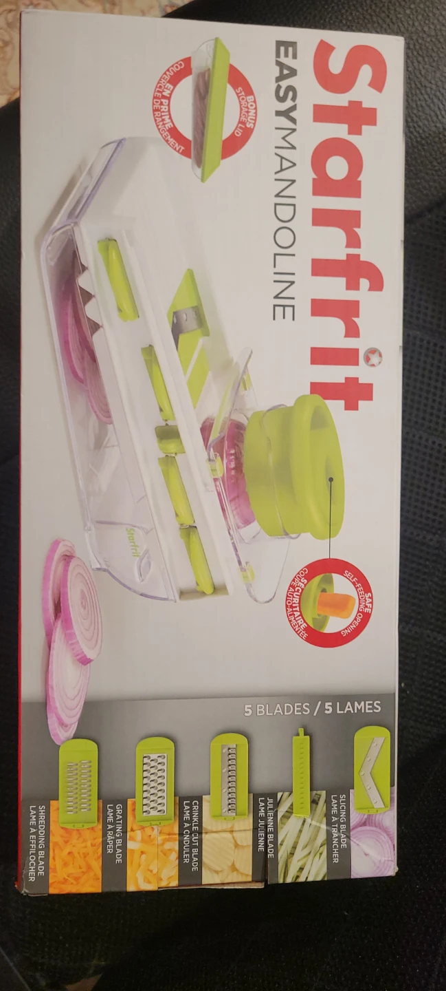 Starfrit EasyMandoline Slicer with 5 Blades - photo 3