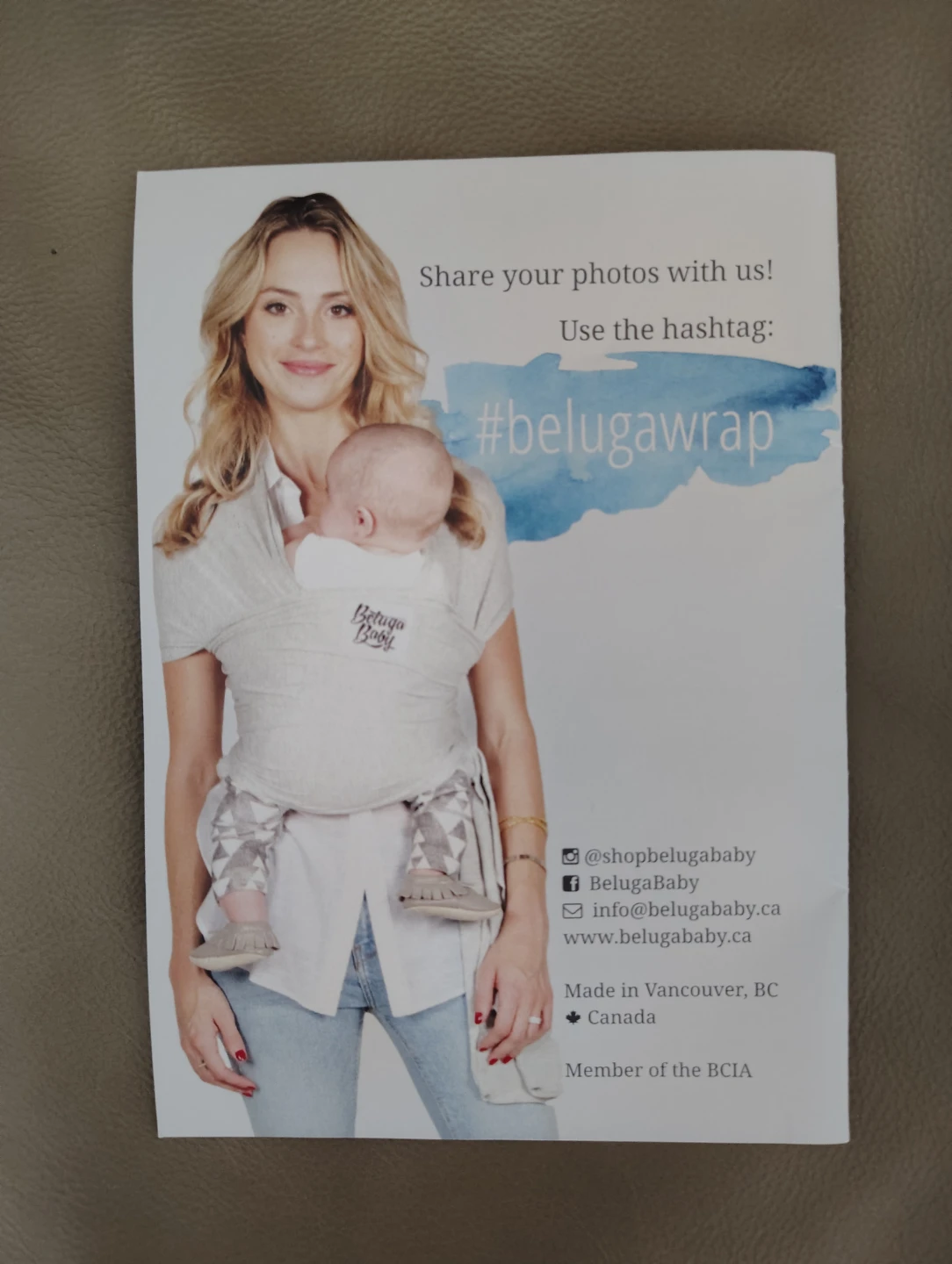 Brand New Beluga Baby Wrap Carrier