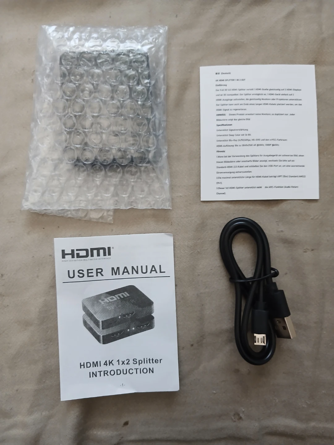 HDMI 4K 1x2 Splitter