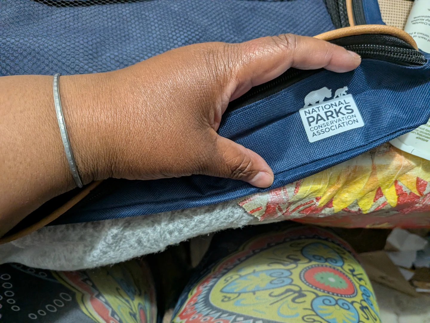 National Parks Conservation Association Blue Toiletry Bag - photo 2
