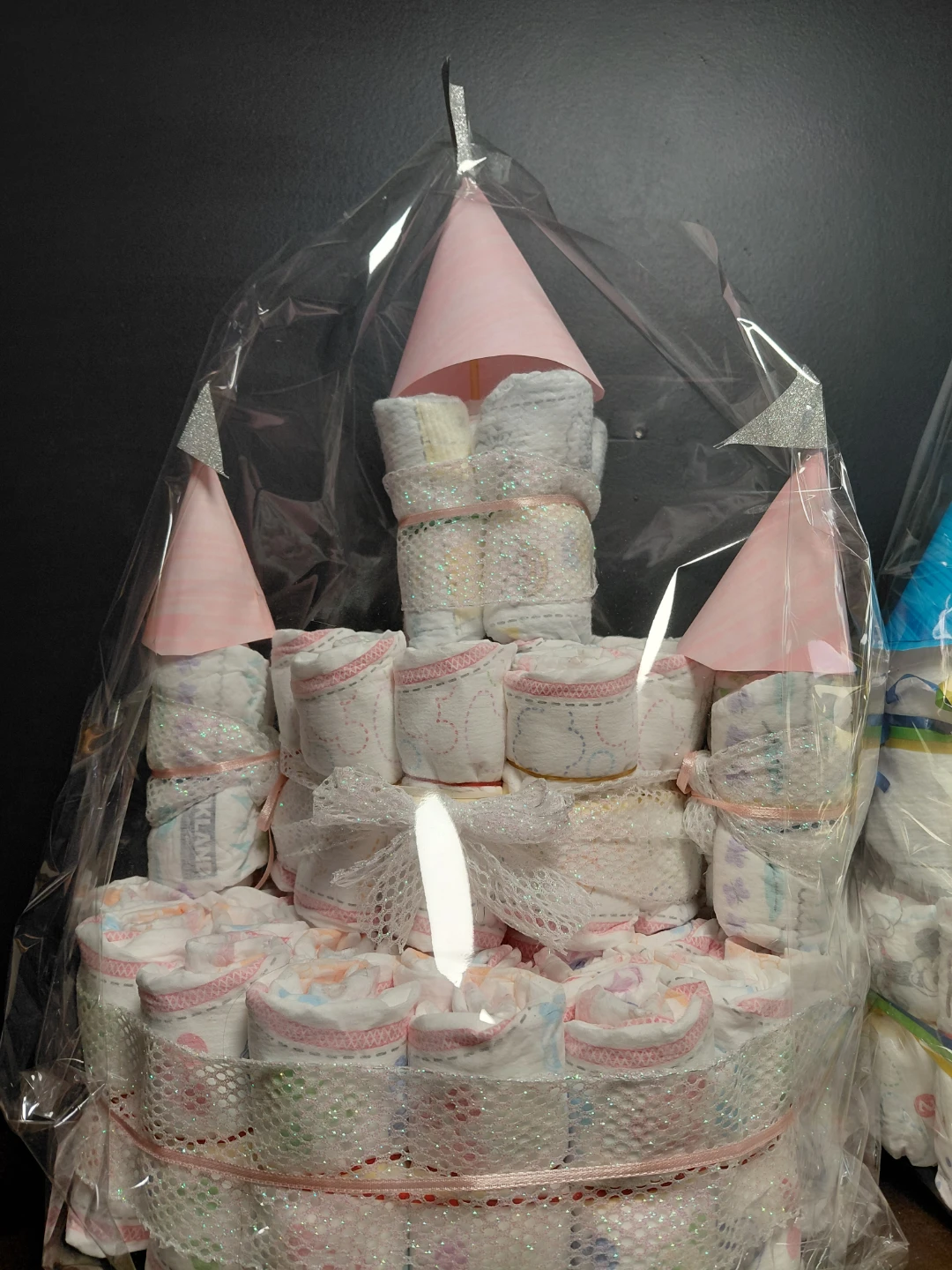 Diaper Castle Cake - photo 2