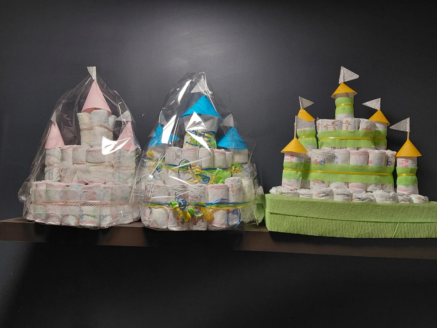 Diaper Castle Cake - photo 4