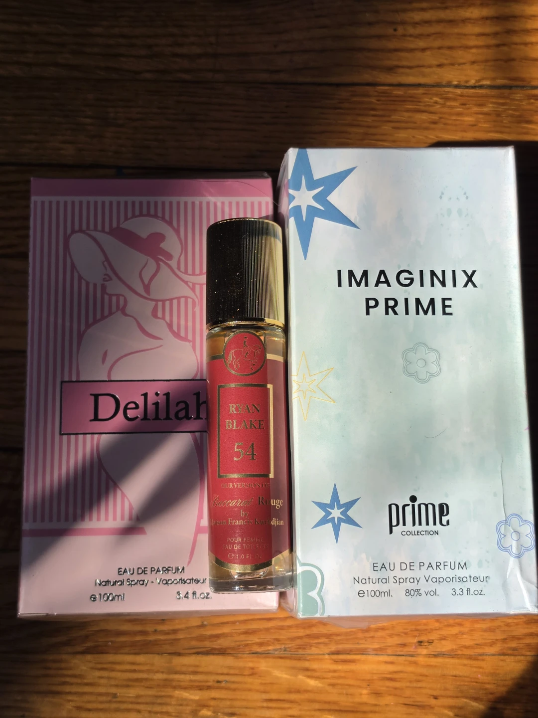 Set of 3 perfumes.