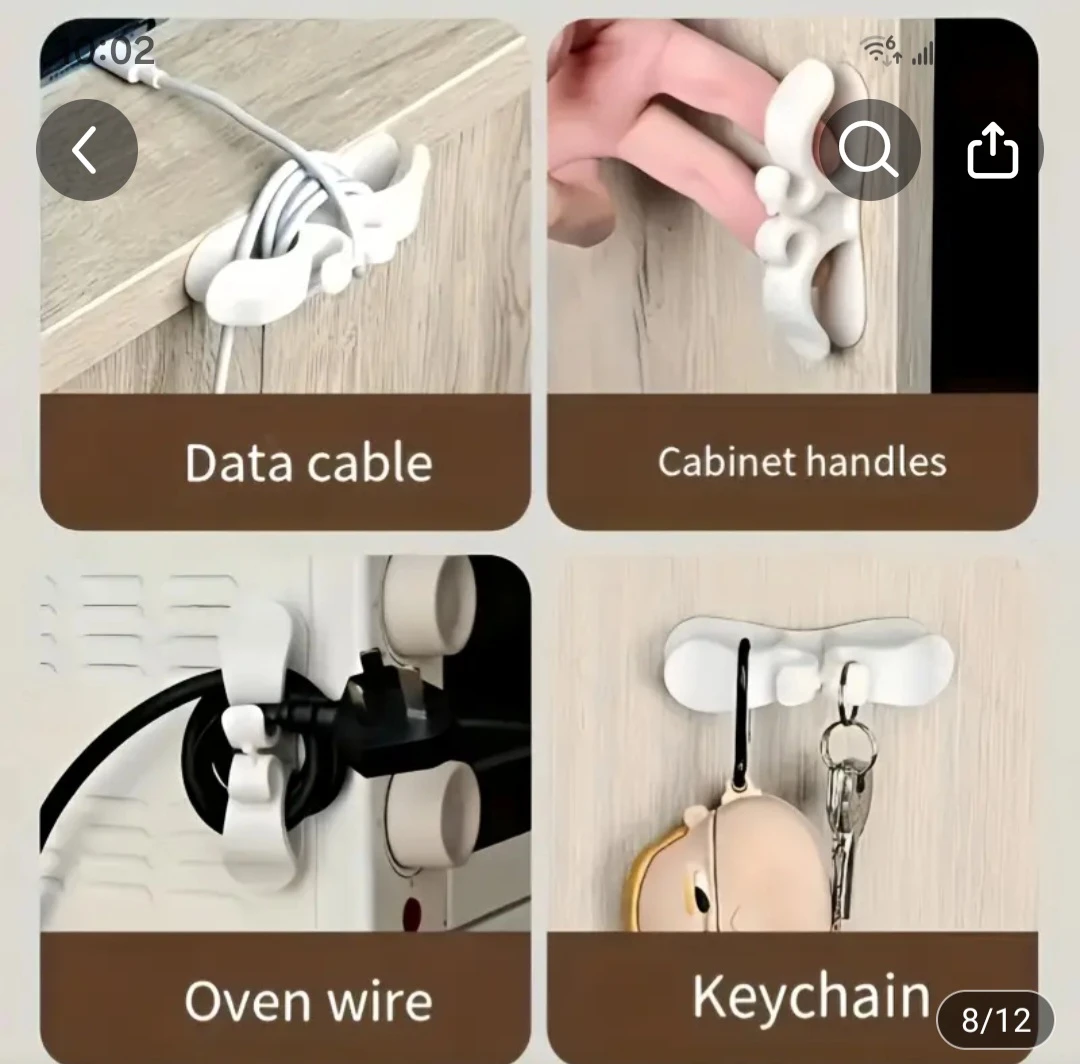 Cable Organizers Clips - Set of 10🌱 - photo 3