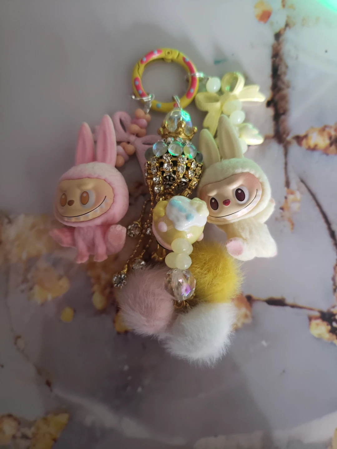 Labubu Kawaii Bunny Charm Keychain - photo 2