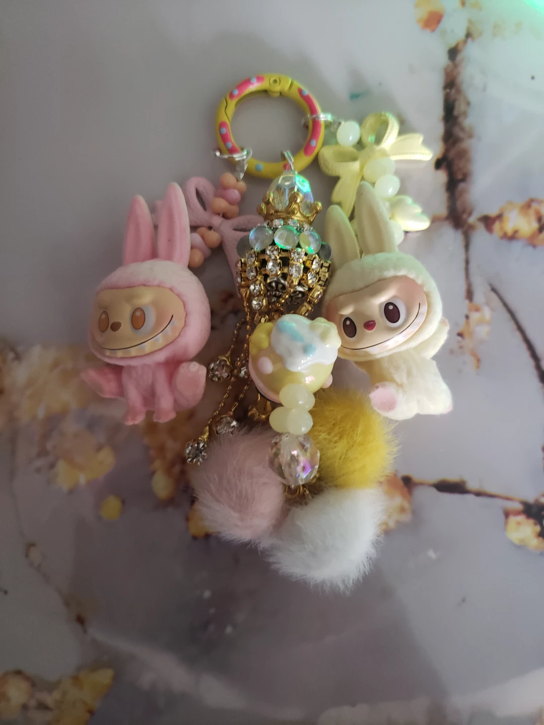 Labubu Kawaii Bunny Charm Keychain - photo 3