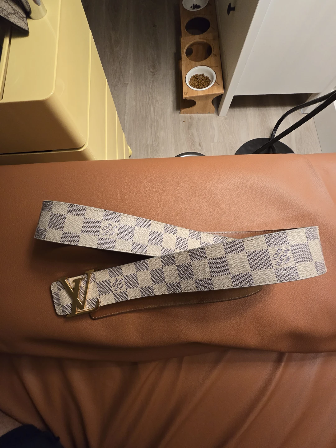 Louis Vuitton Damier Azur Belt