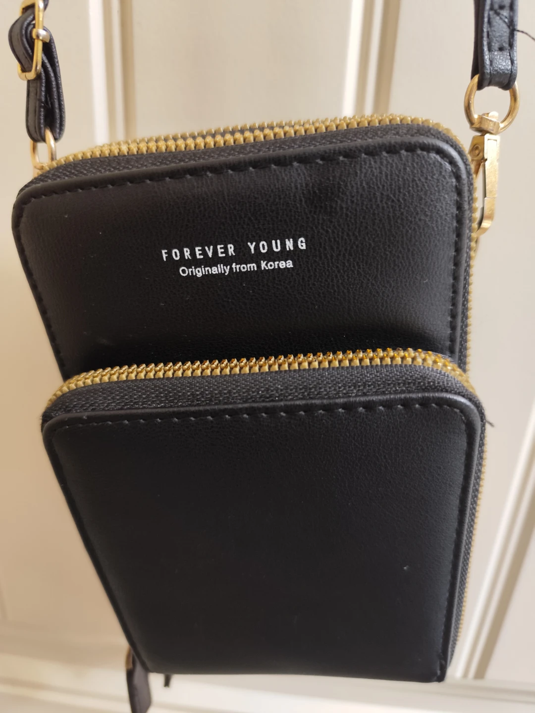Forever Young Black Crossbody Phone Bag - photo 2