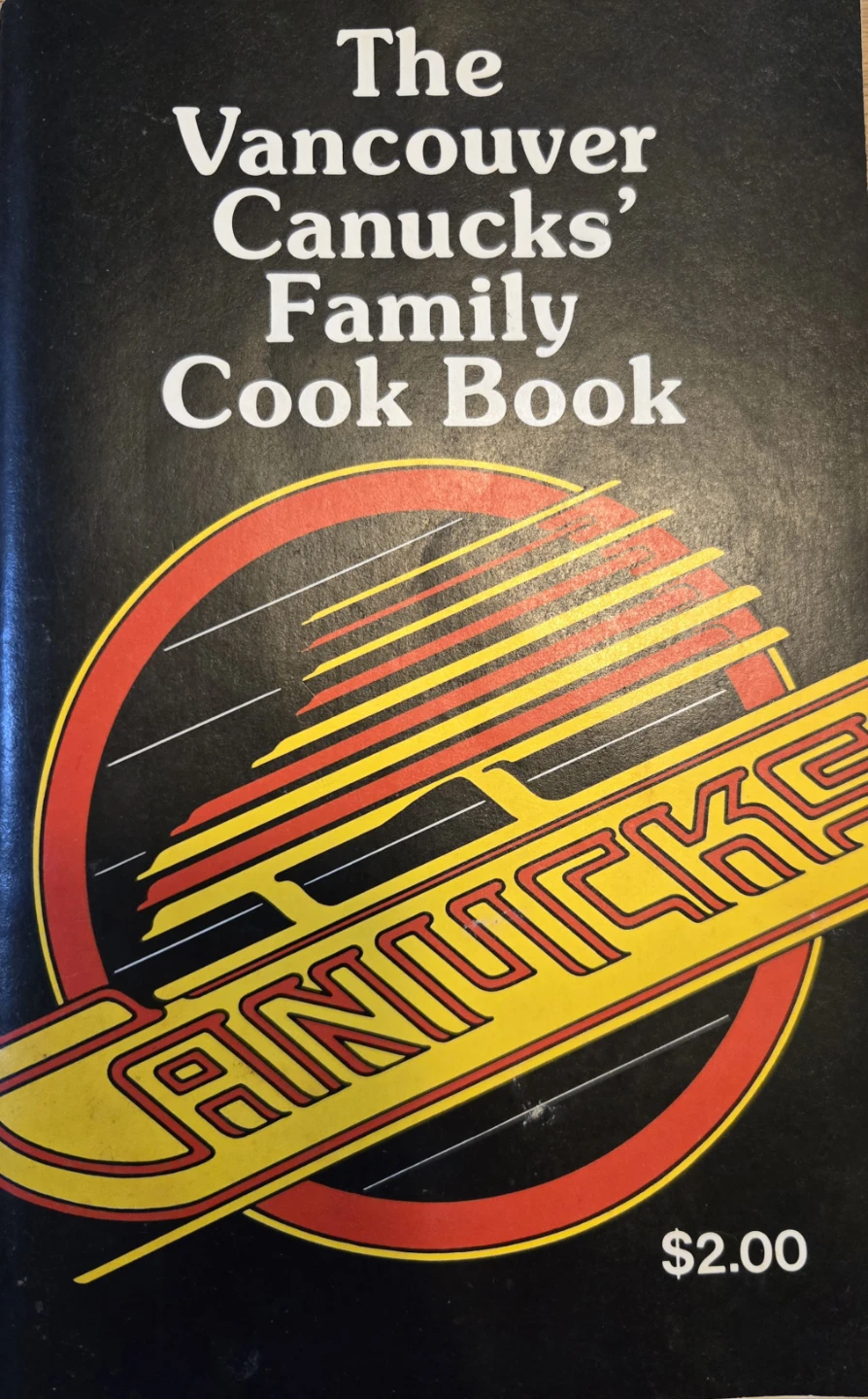 Vintage Vancouver Canucks Family Cook Book