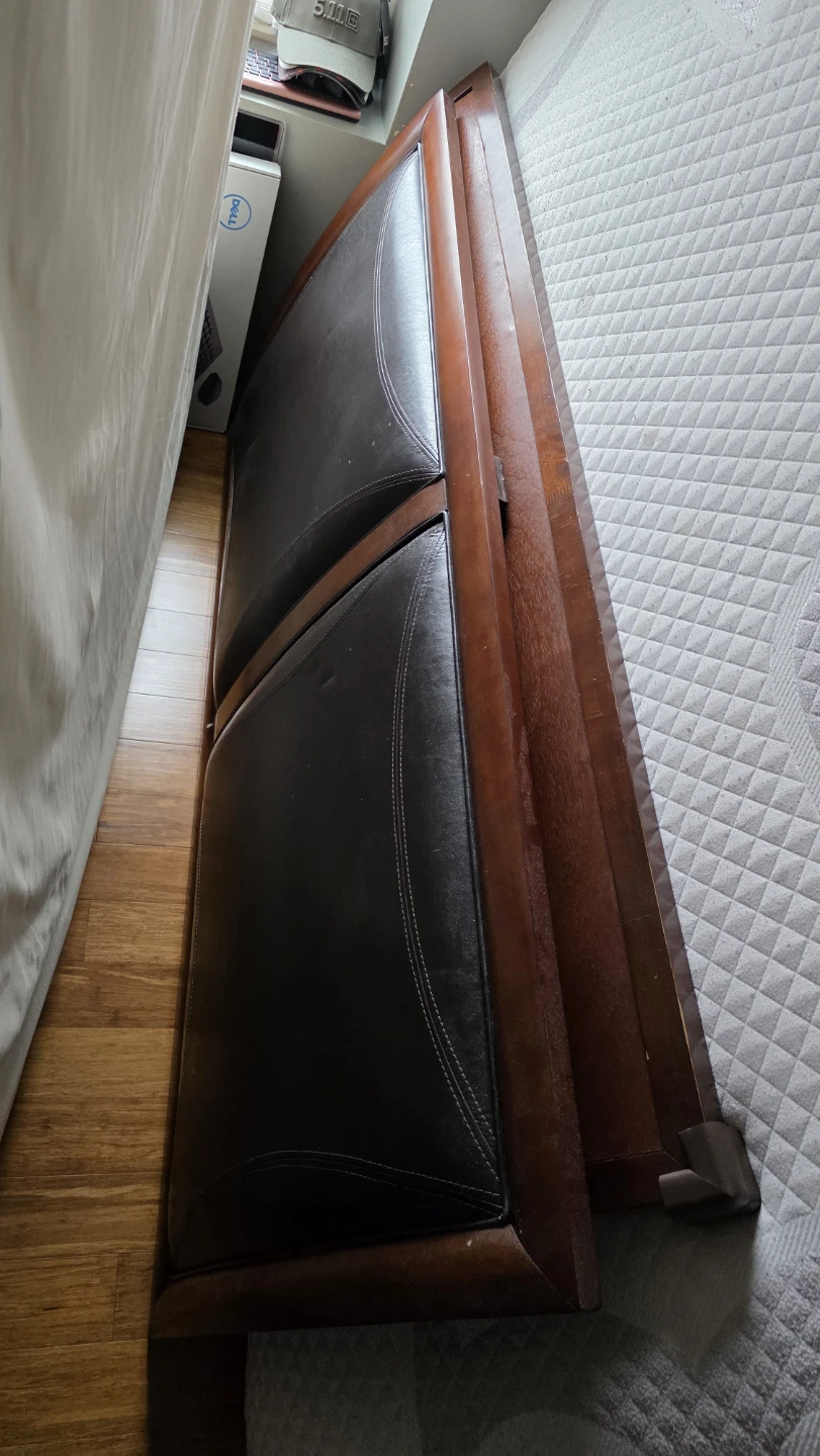 Queen bed frame and box spring. Mattress not included - photo 2