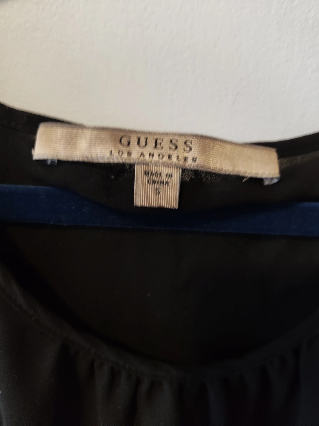 Guess Black Sheer Sleeve Dress Small - photo 3