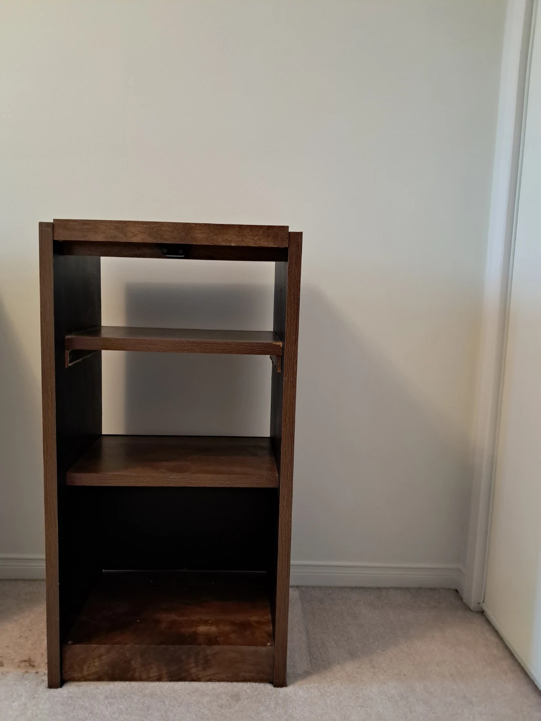 Brown 3-Shelf Bookcase