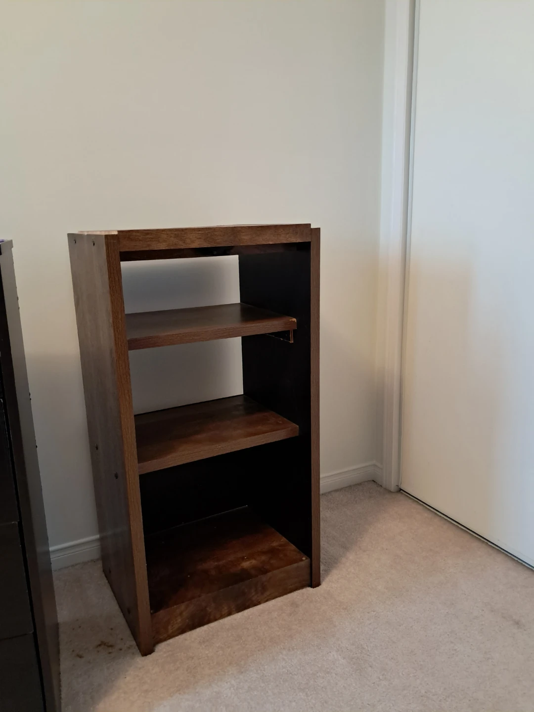 Brown 3-Shelf Bookcase - photo 2