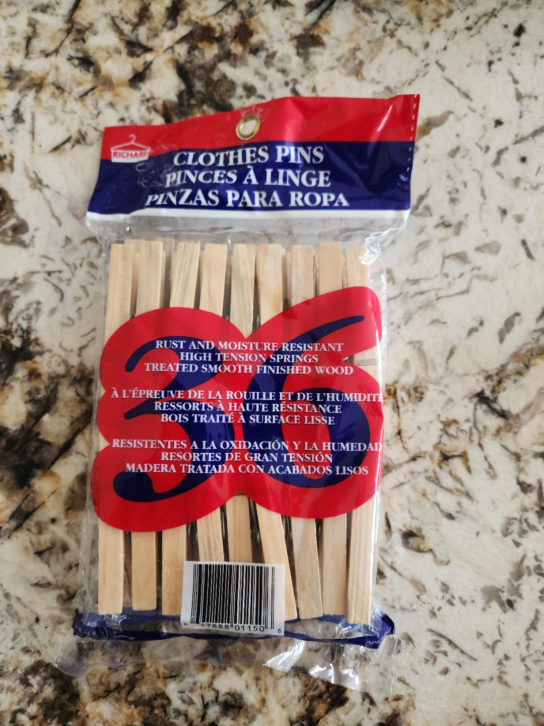 Richards Clothes Pins 36 pcs