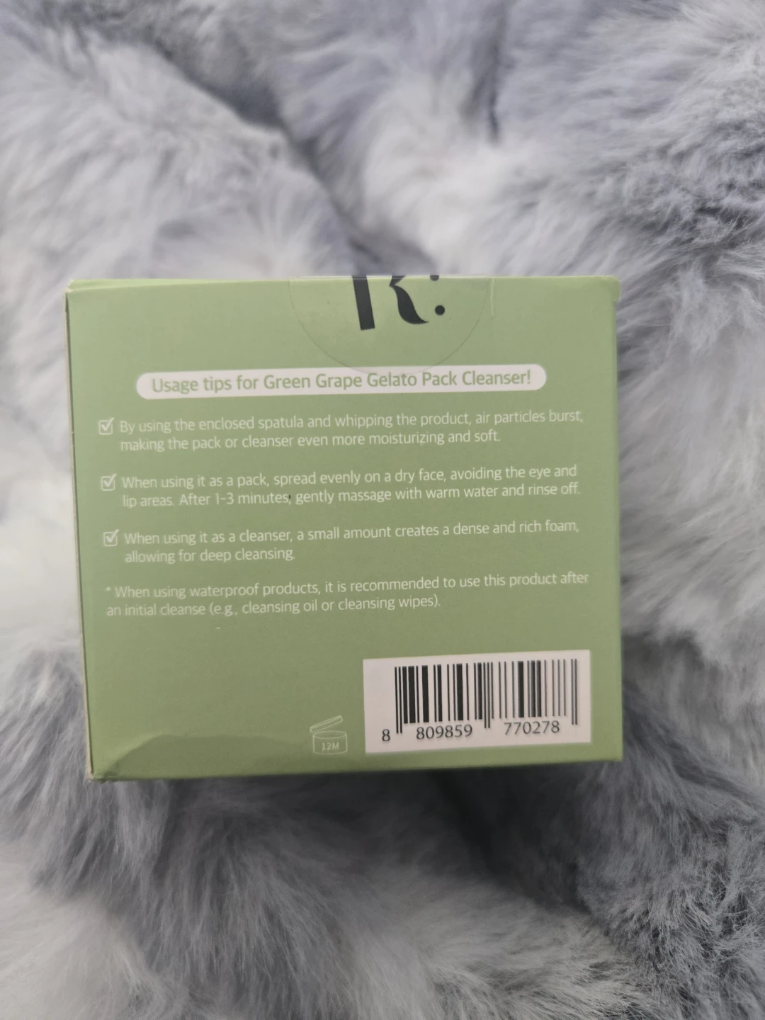Re:dence Green Grape Gelato Pore Pack Cleanser 100ml - photo 2