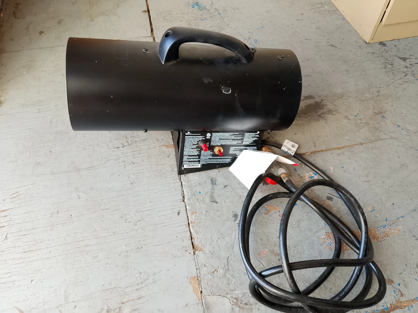 Black Portable Propane Heater with Hose - photo 3