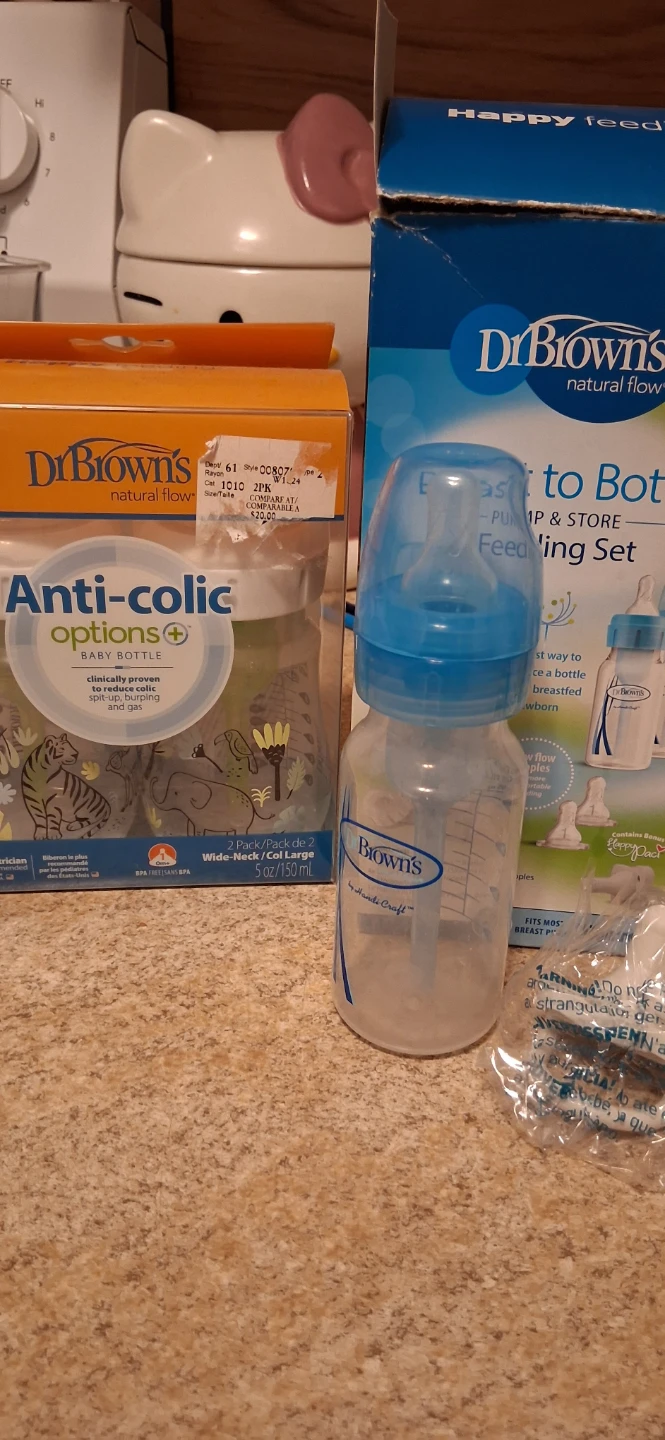 Dr. Brown's Anti-Colic Baby Bottles & Feeding Set