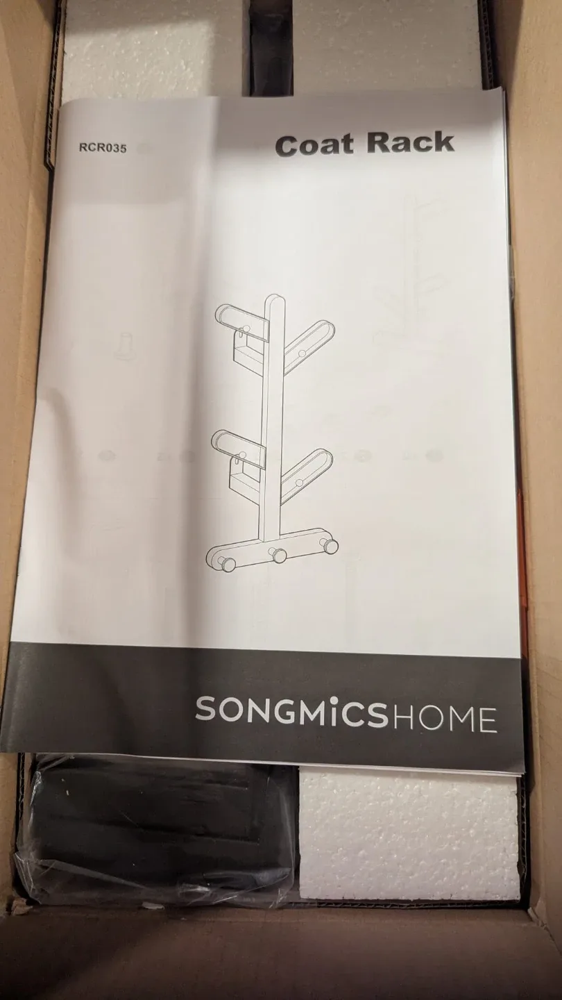 SONGMICSHOME Black Coat Rack - photo 4